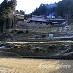 山里の冬景色